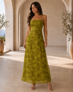 Flora | Vestido maxi floral