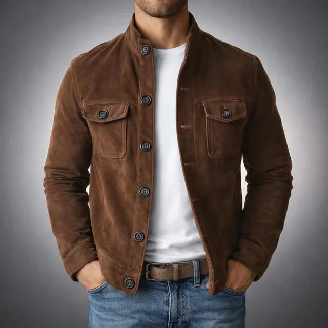 Lorenzo | Chaqueta de ante premium