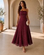 Aurora | Vestido Maxi Lencero