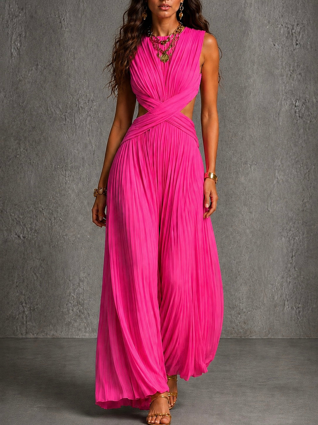 Elsa - vestido fluido con espalda abierta