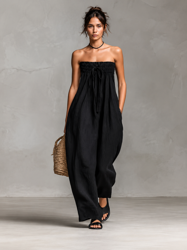 Nina | Mono elegante sin tirantes