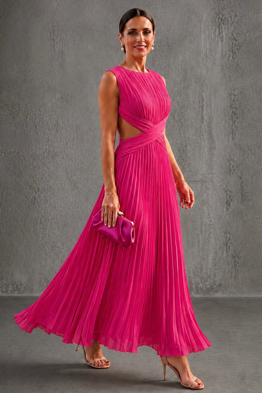 Elsa - vestido fluido con espalda abierta