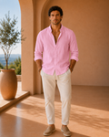 Gonzalo | Camisa de lino manga larga