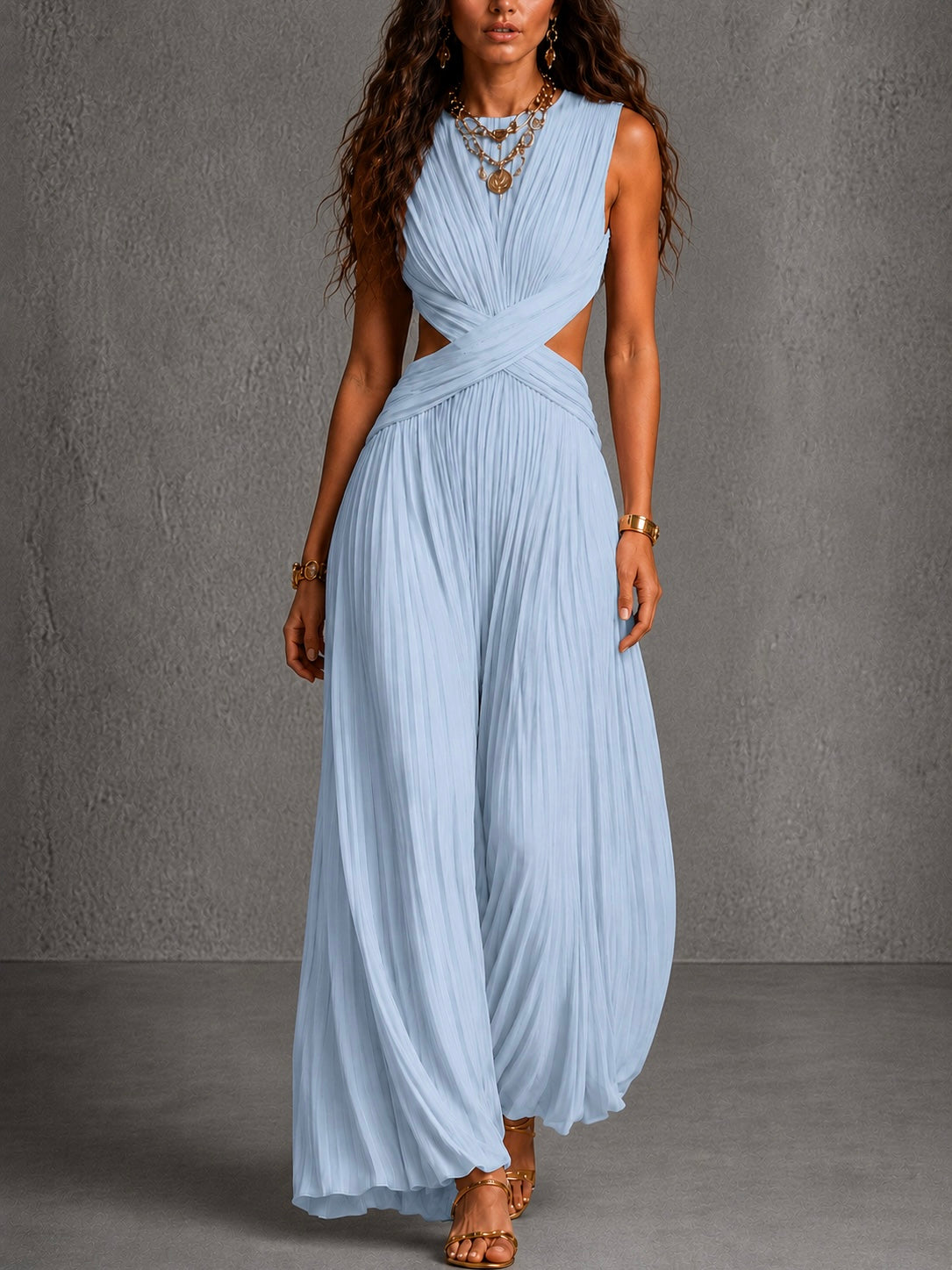 Elsa - vestido fluido con espalda abierta