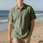 Bruno camisa polo transpirable cuello abotonado