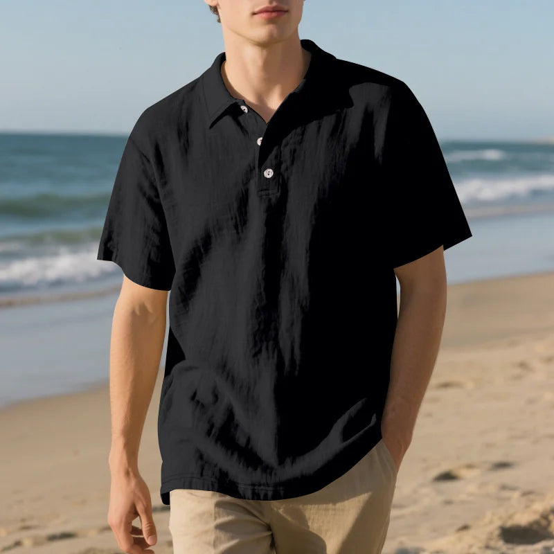 Bruno camisa polo transpirable tejido