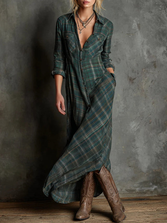 Emanuela | Vestido Verde Imperial