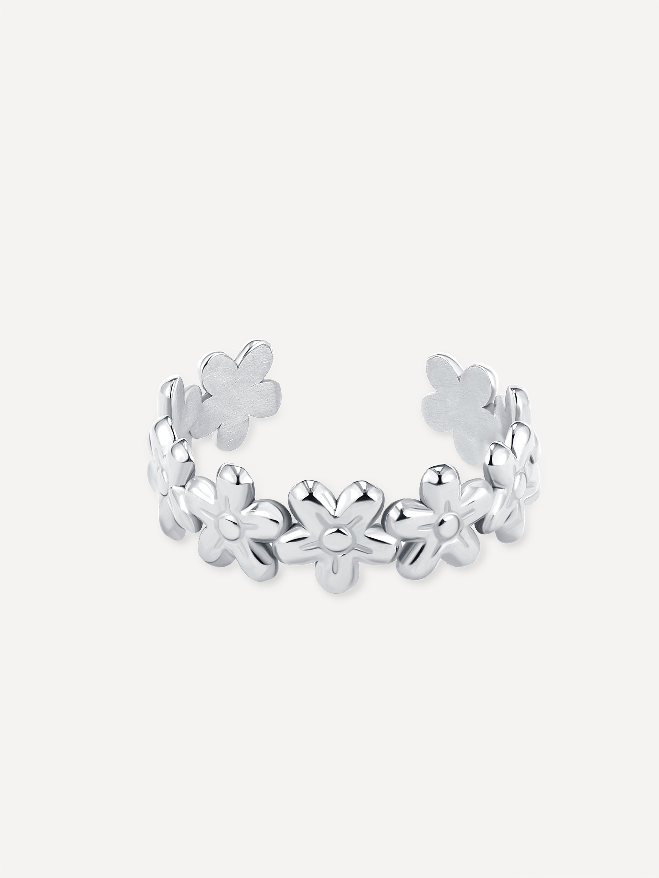 Anillo de Flor Silvestre Elegante