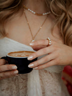 Anillo de Perla Elegante