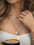 Anillo de Perla Elegante
