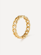 Anillo entrelazado elegante