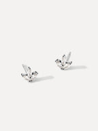 Pendientes Brillantes en Forma de Hoja