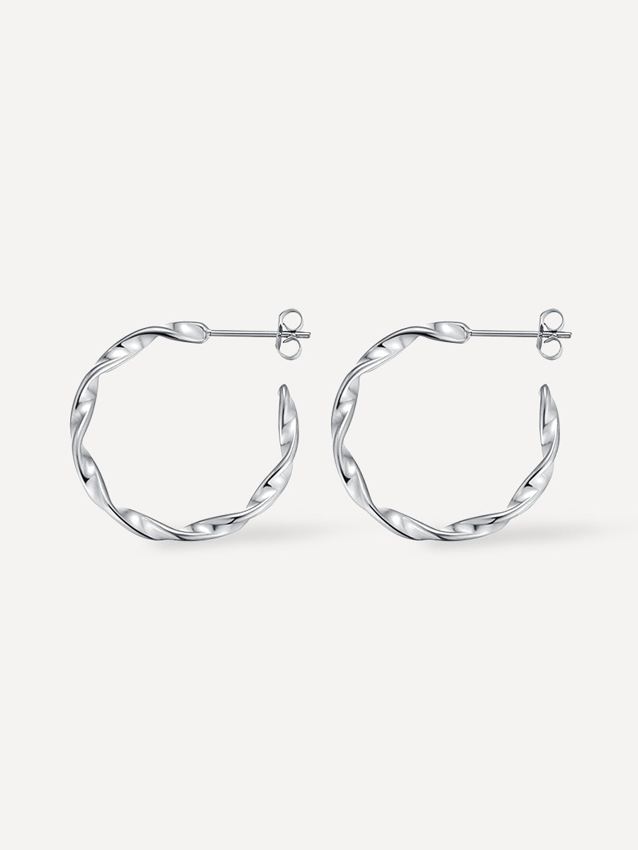 Pendientes de Aros Torcidos