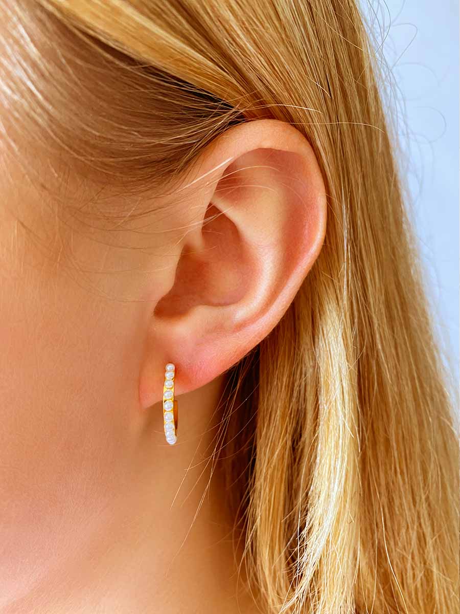 Pendientes Small Calm Pearl