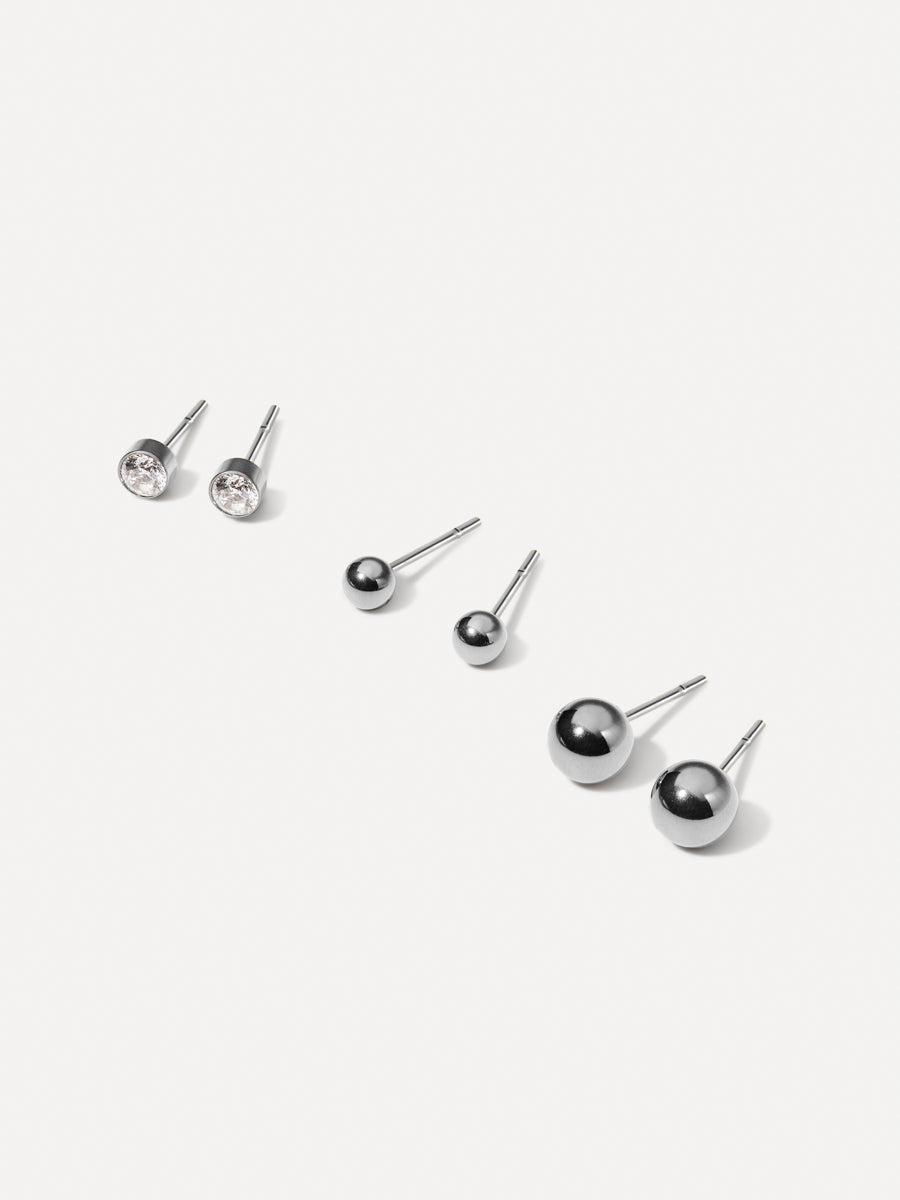 Trio de Pendientes Bubble