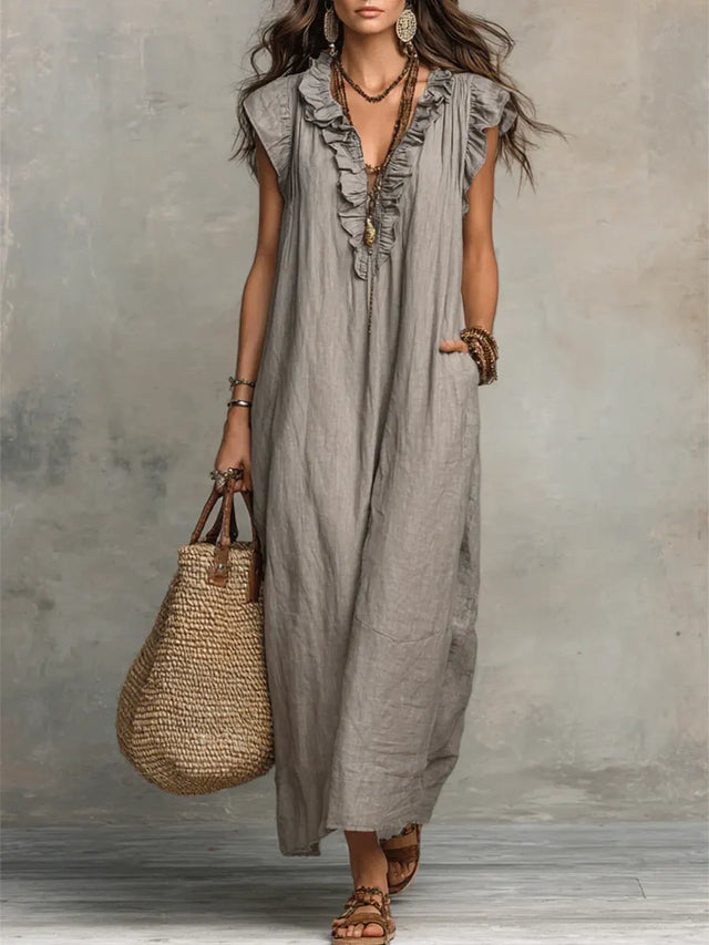 Camelia | Vestido largo bohemio