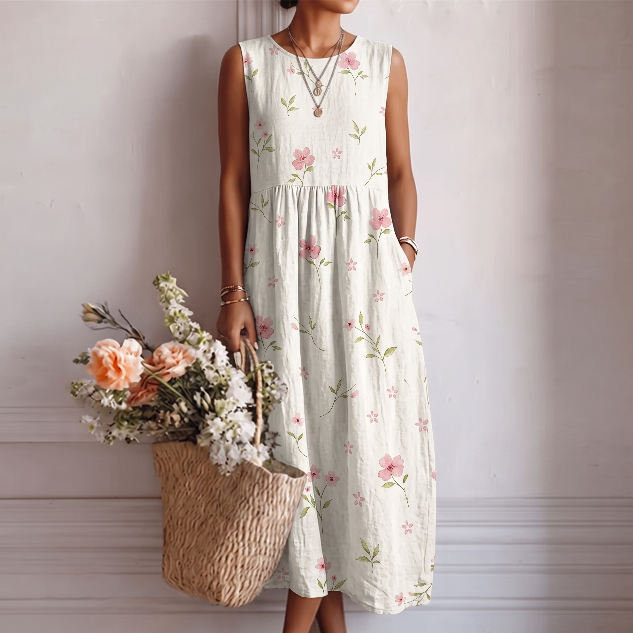 Ellie™ | Vestido midi de diario