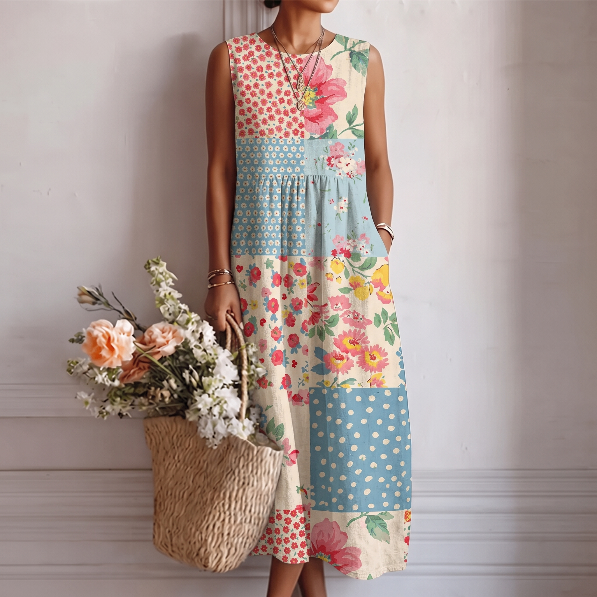 Mille™ | Vestido midi de diario