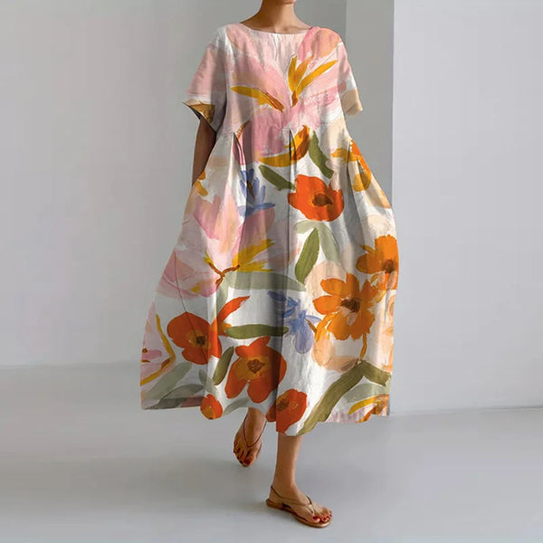 Vestido floreado de verano Abito estivo floreale Rosanna — imagen 1