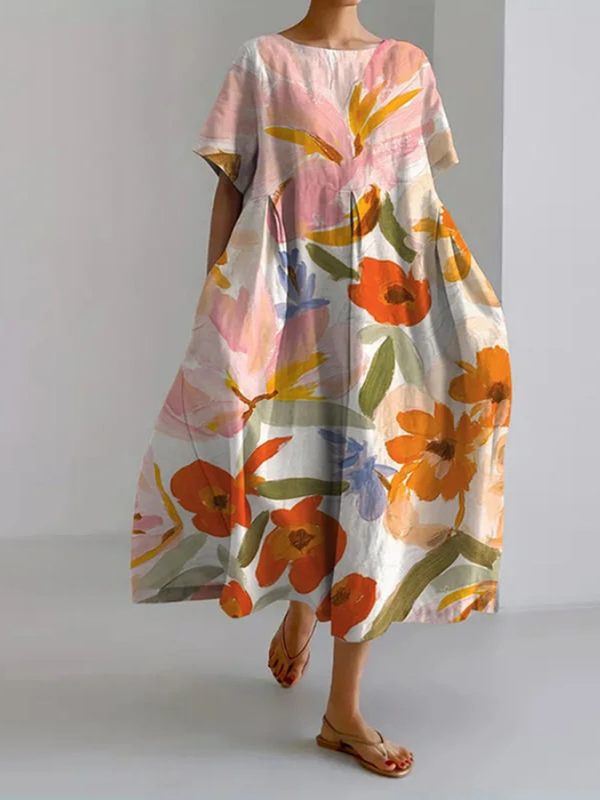 Vestido floreado de verano Abito estivo floreale Valeno — imagen 1