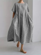 Vestido floreado de verano Abito estivo floreale bianco — imagen 2