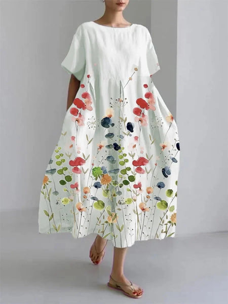 Vestido floreado de verano Abito estivo floreale Valeno — imagen 4