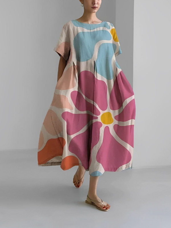 Vestido floreado de verano Abito estivo floreale Valeno — imagen 6